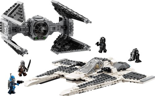 LEGO Star Wars Mandalorian Fang Fighter vs. TIE Interceptor-3