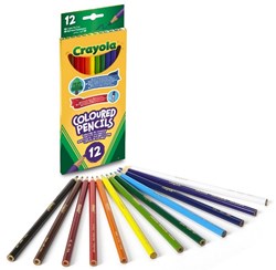 Crayola Buntstifte Set - 12 Stück - Farbstifte für Kinder