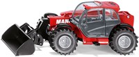Siku Manitou Teleskoplader Landwirtschaftsfahrzeug 1:32 rot Metall Kunststoff