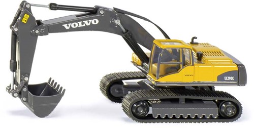 SIKU 3535, Volvo Hydraulikbagger, 1:50, Metall/Kunststoff, Gelb, Funktionsfähiger Baggerarm 