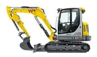 SIKU 3559, Wacker Neuson ET65 Kettenbagger, 1:50, Metall/Kunststoff, Gelb, Viele Funktionen, Kombinierbar mit SIKU Modellen im gleichen Maßstab