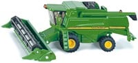 SIKU 1876, John Deere T670i Mähdrescher, 1:87, Metall/Kunststoff, Grün, Bewegliches und abnehmbares Schneidwerk