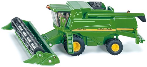 SIKU 1876, John Deere T670i Mähdrescher, 1:87, Metall/Kunststoff, Grün, Bewegliches und abnehmbares Schneidwerk