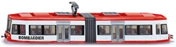 Siku Straßenbahn Spielzeug rot-weiß Modell 1:87 mit Details