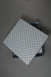 10 Füllboxen Rautenblau 72163