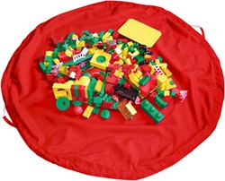Eduplay Spielzeug Aufbewahrungstasche - Spieldecke rot - multifunktional
