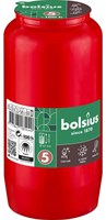 Bolsius Grablicht rot Gedenkkerze 100 Stunden Brenndauer