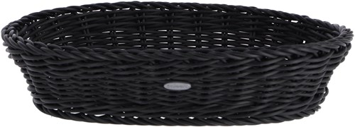 Westmark Saleen Brotkorb oval schwarz 32x23x7cm - Kunststoff Design-2