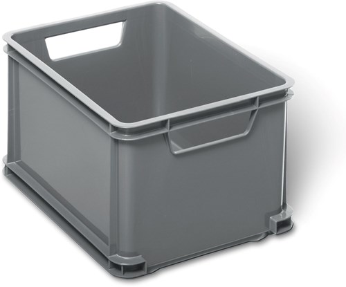 Curver Aufbewahrungsbox Unibox Classic 15L silber stapelbar Kunststoff