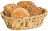 Westmark Saleen Brotkorb oval 26x19x8cm - beige Kunststoffkorb-2