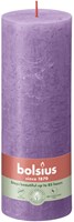 Bolsius Stumpenkerze rustikal Vibrant Violet - 19 cm - 85 Stunden Brenndauer