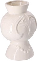 Gusta Vase Gesicht Keramik Weiß Dekoration Modern 16,5x23,5 cm-2
