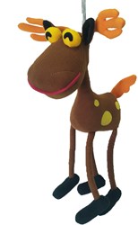 Jumpers Wackeltier Hirsch - Babyzimmer Dekoration springendes Spielzeug