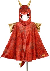 Souza Red dragon cape, 4-7 yrs, 104-122 cm (1 pc)