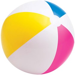 Intex 59030NP Strandball Blau, Violett, Weiß, Gelb 61 cm