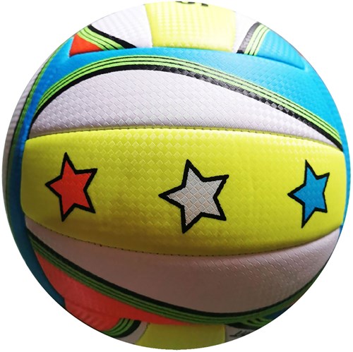 SportX Volleyball Summer Waves Neon PVC 260-280g Strandball-2