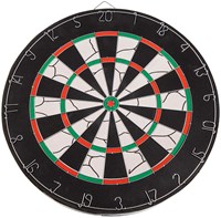 SportX Dartboard Flocked 45 cm mit 6 Darts für Kinder und Erwachsene-2