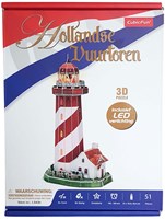 Cubic Fun 3D Puzzle Leuchtturm mit LED-Beleuchtung, 51 Teile