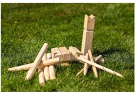 Outdoor Play Kubb Spiel FSC Holz mit Tragetasche - Gartenspiel-3