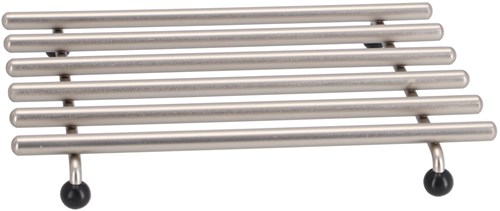 BK Untersetzer Edelstahl 24x20 cm - stabile Topfunterlage silber-2