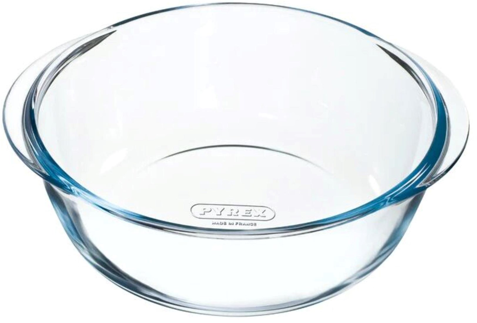 Pyrex Auflaufform Airfryer rund 20x18x7 cm hitzebeständiges Glas Planet Happy DE