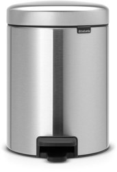Brabantia Treteimer Abfalleimer 5 Liter Matt Steel hygienisches Design