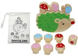 Balance Holzspiel Igel Geschicklichkeitsspiel für Kinder und Reisen