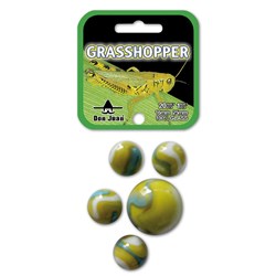 Don Juan Murmel Set Grasshopper 21 Stück Glas Spielzeug