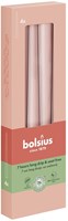 Bolsius gotische Kerzen Tafelkerzen Misty Pink 4er-Box dekorativ