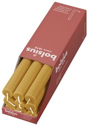 Bolsius rustikale Stabkerze honiggelb 27 cm - nachhaltige Kerzen Set