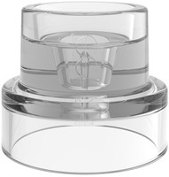 Bolsius Glas Multi-Halter rund - 4-in-1 Kerzenhalter transparent