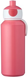Mepal Trinkflasche Pop-up Campus 400 ml - rosa - auslaufsicher und kinderfreundlich