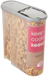 Keeeper Vorratsdose Müslicontainer grau 2,6L - Kunststoff Aufbewahrungsbox