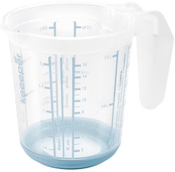 Keeeper Messbecher Anti-Rutsch 0,5L blau Küchenzubehör Kunststoff