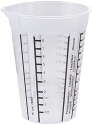 Keeeper Messbecher transparent 250ml Kunststoff Küchenhelfer