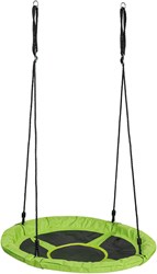 SwingKing Nestschaukel Canvas grün - große runde Schaukel 98cm