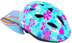 Volare Fahrradhelm XS rosa blau verstellbar 47-51cm leichtgewicht
