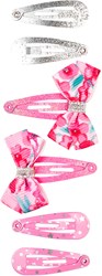 Souza Haarclipjes Alice, roze (6 stuks, kaartje, 1 kaartje)