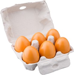 New Classic Toys Speelgoed eieren - 6 stuks