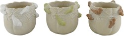 Blumentopf Dekoration Vögel Zement Ø15xh12,5cm mehrfarbig