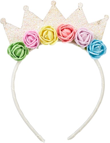 Souza for Kids Krone Regenbogen Blumen - bunte Prinzessinnenkrone Spielzeug