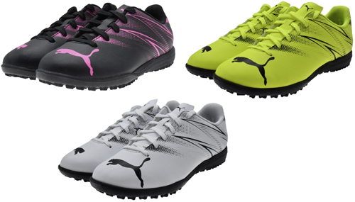 Puma Attacanto TT (Astro Turf) Football Boots - Yellow/Black - 9