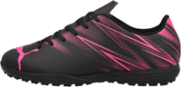 Puma Attacanto Junior TT (Astro Turf) Football Boots - Black/Pink - J12