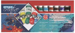 Acrylfarbe 12 Tuben matt