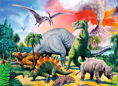 Ravensburger Puzzle Dinosaurier XXL - Kinderpuzzle 100 Teile-2