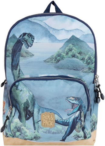 Pick & Pack Rucksack Tiger Skin M dusty green Kinder Schule