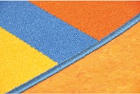 Eduplay Spielteppich rund 200 cm bunter Kinderteppich-2