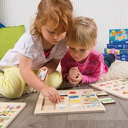 Beleduc Holzpuzzle Jahreszeiten Lernspielzeug 12 Teile