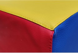 Eduplay Sprungmatte Kunstleder Multicolor 113x75 cm Spielmatte