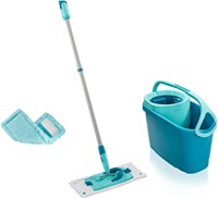 Leifheit Bodenwischer Set komplett - 33 cm Wischmopp mit Static Tuch